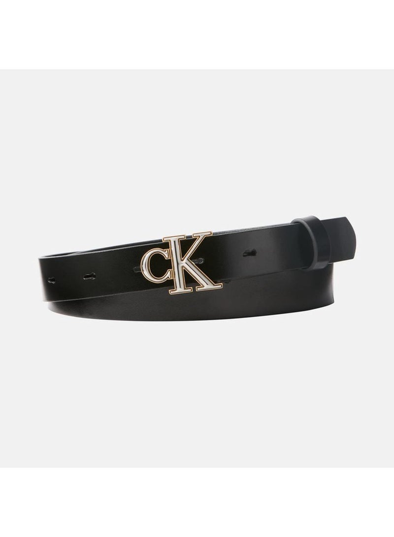CALVIN KLEIN Smooth Leather CK Buckle Belt - Image 1