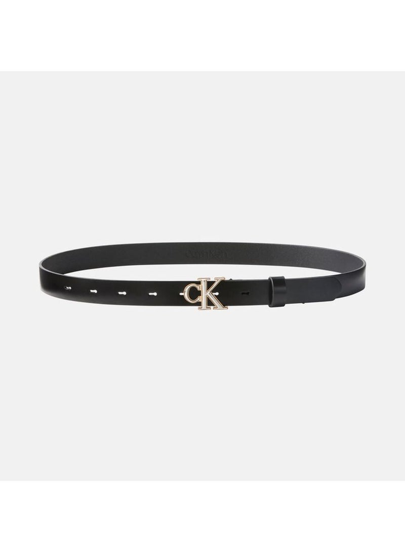 CALVIN KLEIN Smooth Leather CK Buckle Belt - Image 3