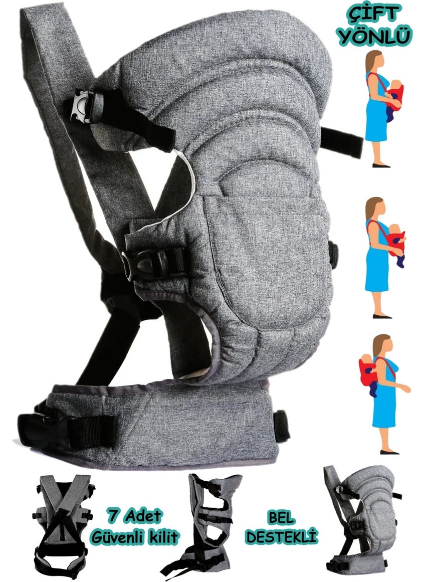 U.S.F Baby Care Bag Baby Carrier Kangaroo Luxury Baby Kangaroo Set of 2 Mustard Yellow  - Image 4