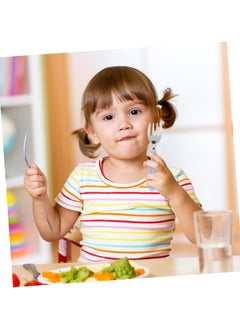 أوزيغالور 1 طقم أدوات مائدة أطفال 1 طقم أدوات مائدة أطفال ملاعق فضية مغرفة  - Image 4