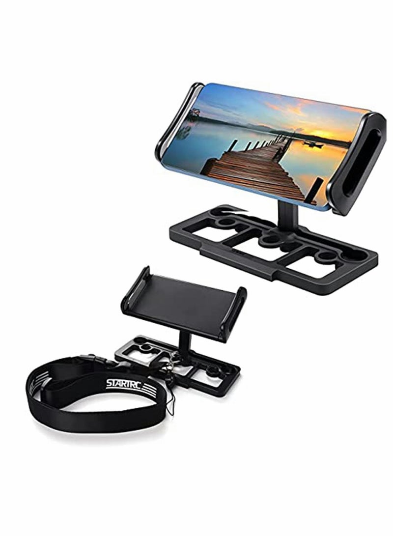 SOLARAE Tablet Stand For Mavic Mini 2, 4-12 Inch Smart Phone Ipad Mount Holder Bracket Suitable for DJI Mavic Mini 2 for Mavic Mini for Mavic Air 2 for Mavic 2 Pro for Zoom for Spark Remote Controller - Image 1