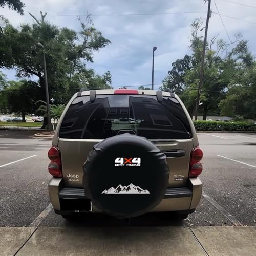 Aolowewin for Buick, Toyota, Honda, Hummer H3, Ford Bronco, Jeep Wrangler Spare Tire Cover, Spare Wheel Cover Protector, Fit Most of SUV Trailer RV (XL: 275/75R17, 285/75R16, 33x12.5-15) - Image 3