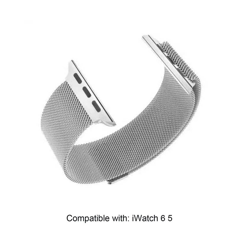 Milanese Loop Band Strap Compatible with Apple Watch 6 5 Stainless Steel Watch Band 42MM 44MM Iwatch Series Bracelet Accessories WatchBand - Image 4