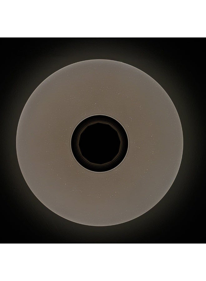 Milano 72W LED Ceiling Light With RGB And Bluetooth Speaker, Modern Room Light For Music And Colour Effects - Image 4