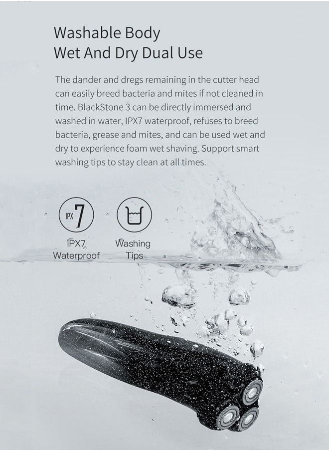 ENCHEN Face Hair Remover USB Groomer Waterproof Rotary Razor Beard Trimmer Electric Shaver for Men With Digital Display  - Image 3
