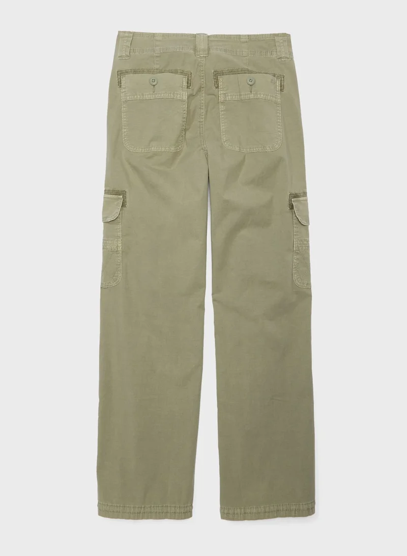 American Eagle High Waist Baggy Cargo Joggers