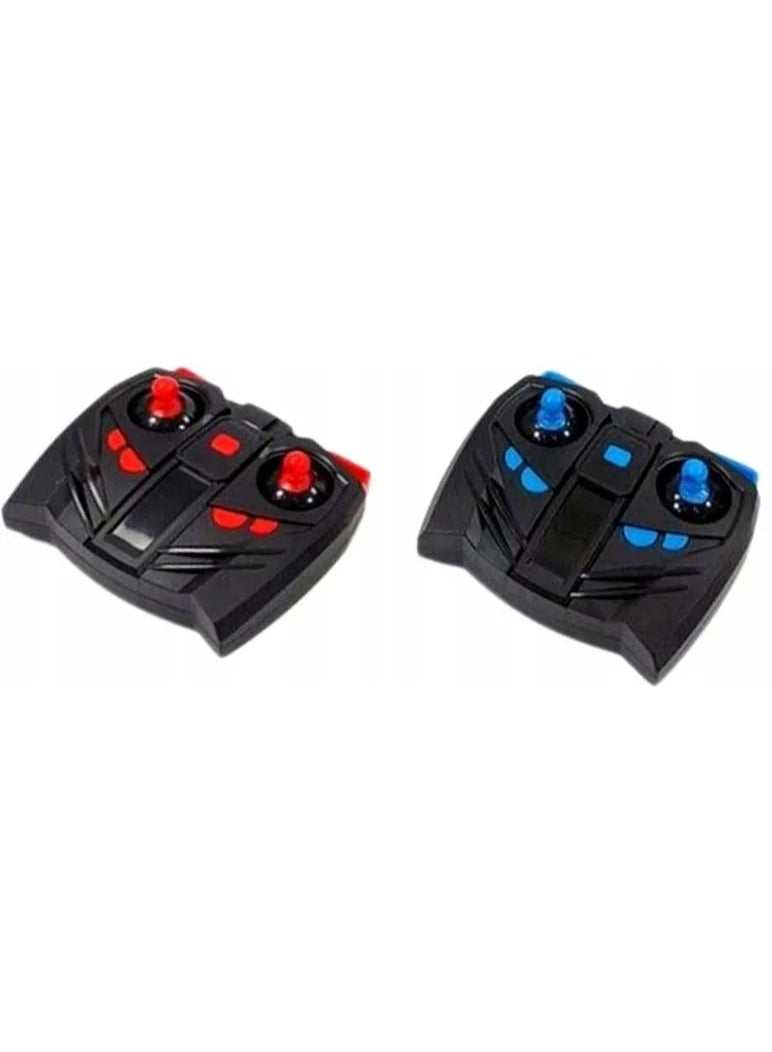 2-in-1 RC Fighting Racing Cars Set – Hit & Run Battle Cars with Pop-Out Driver Head, Dual Remote Control Formula F1 Style Race Cars for Kids, 2.4GHz High-Speed Wireless Control, USB Rechargeable, Perfect Gift for Boys & Girls - Image 5