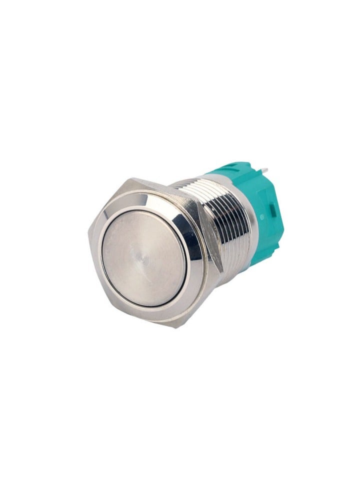 KNP KNP 19AP11DZE is a durable and stylish 16mm push button switch designed for on-off control in various applications Its blue LED indicator provides visual feedback making it easy to identify the switch status.  - Image 1