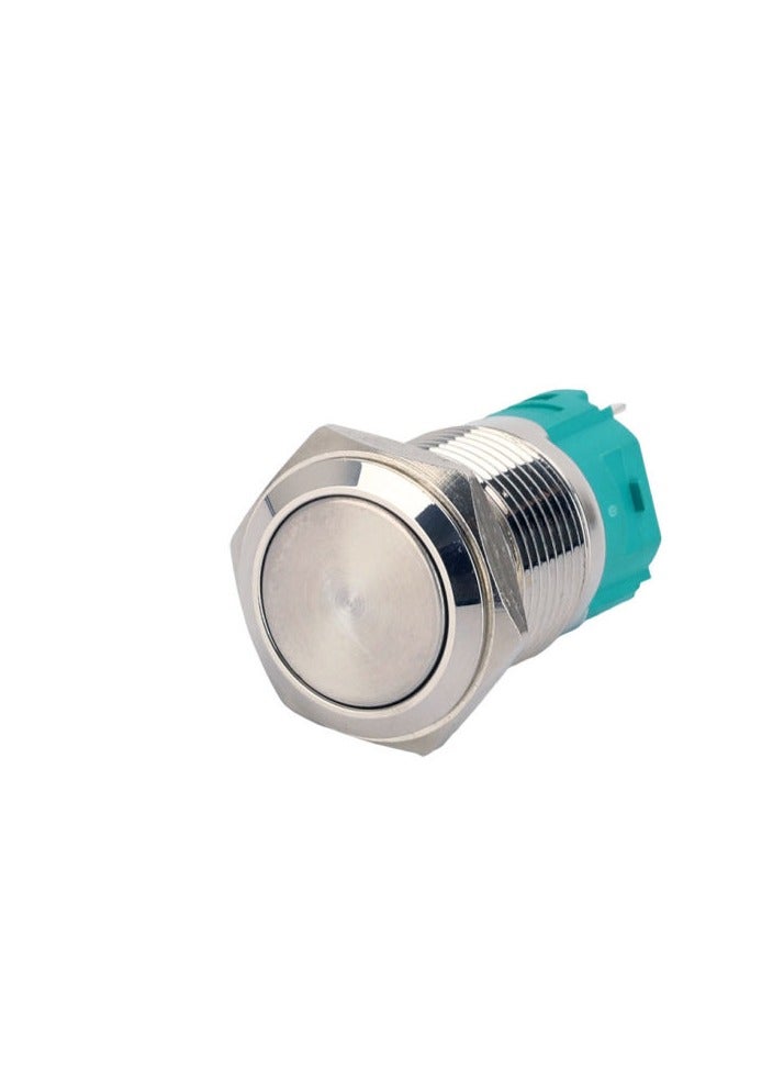 KNP KNP 19AP11DZE is a durable and stylish 16mm push button switch designed for on-off control in various applications Its blue LED indicator provides visual feedback making it easy to identify the switch status.  - Image 2