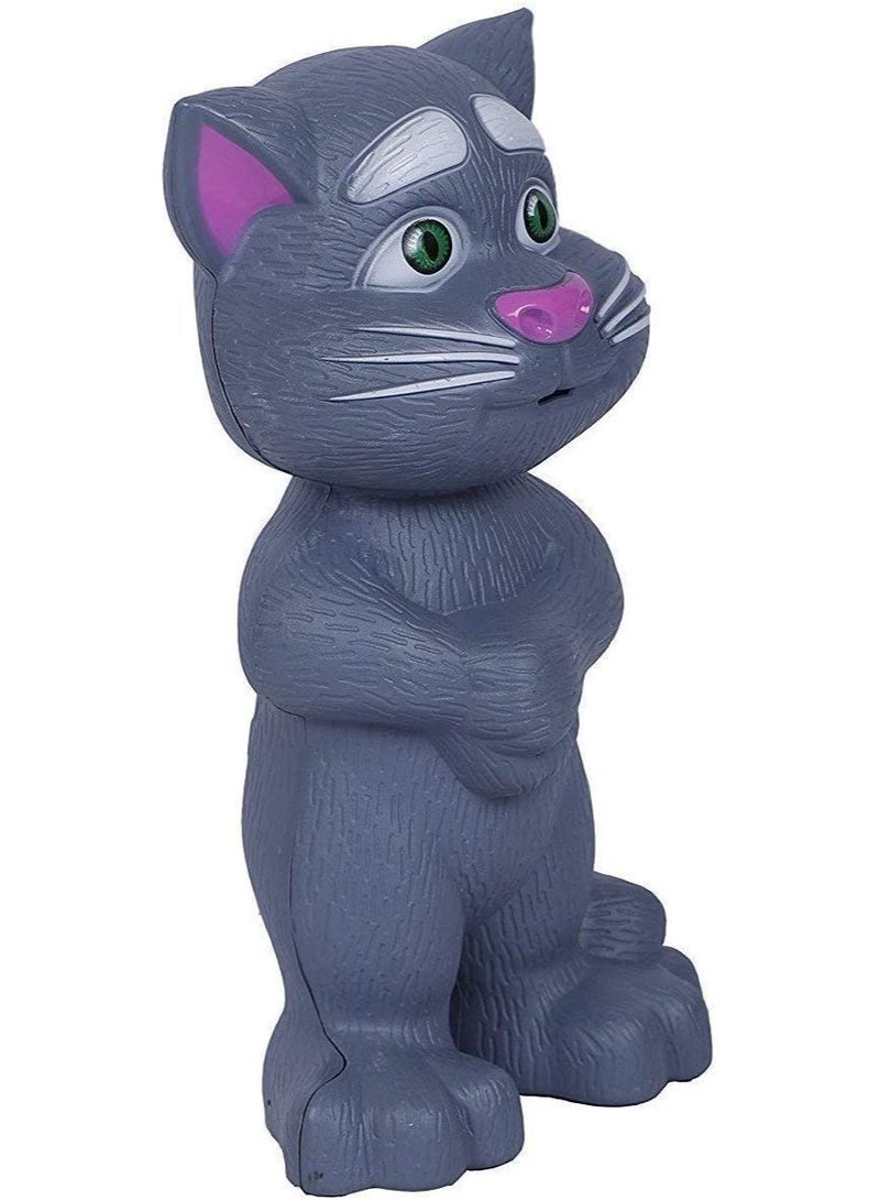 ELTRAZONE JHX140 Tom Tiny's World Intelligent Touching and Mimicry Talking Cat White - Image 2