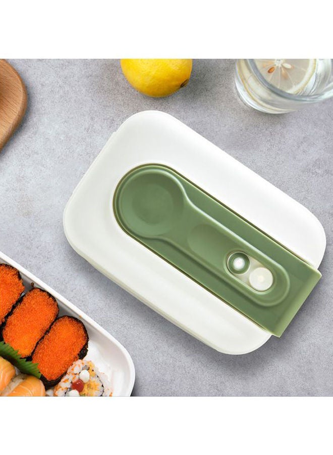 Y&D Airtight Lunch Box White/Green 660ml - Image 2