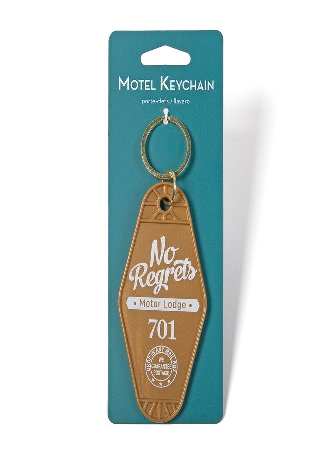GAMAGO No Regrets Keychain (LA1535), Gold, 5" - Image 2