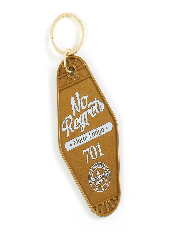 GAMAGO No Regrets Keychain (LA1535), Gold, 5" - Image 1