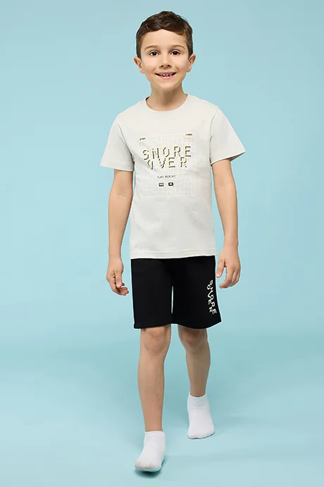 أر أند بي Printed Shorts Pyjama Set