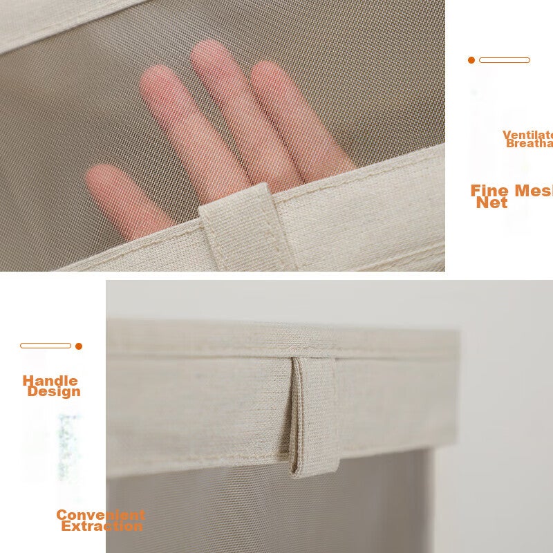 Youjialiangpin Clothes Storage Box, Pants Organizer, Wardrobe Clothing Organizer, Cotton And Linen Underwear Storage Basket, Miscellaneous Item Storage Container - Image 4