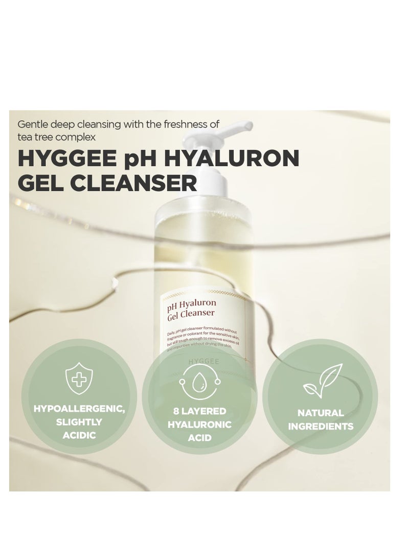 Hyggee pH Hyaluron Gel Cleanser for All Skin Types 200ml - Image 2