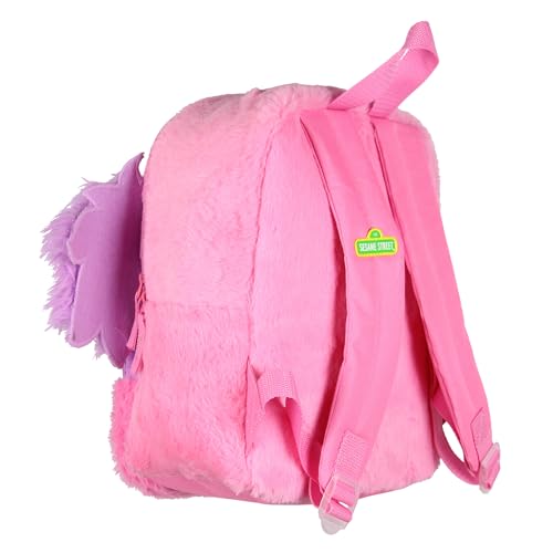 INTIMO Sesame Street Plush Furry Abby Cadabby Smile Face 12 Inch Backpack For Daily Use - Image 4