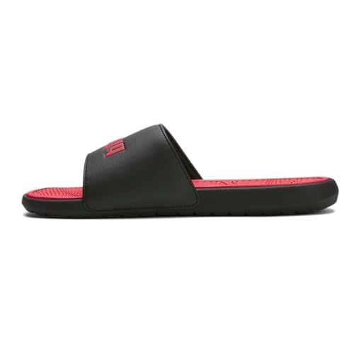 PUMA Men's COOL CAT 2.0 Slide Sandals, PUMA Black-PUMA Red-PUMA Red, 9 - Image 3