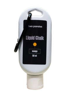 two pandas Pandas Liquid Chalk (Yellow Mango) For Rock Climbing Calisthenics Bouldering Gym Crossfit Gymnastics Weightlifting (Not For Pole Dancing)  - Image 1