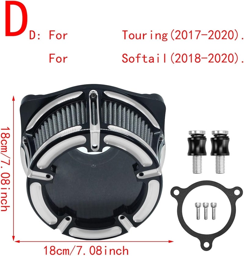Wivplex Clear Air Cleaner Filter Kit for Harley Motorcycles - Image 2