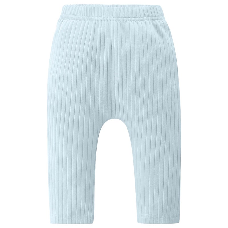 Fullfamous Infant Baby Girl Pants Leggings Cotton Ribbed 5 Pack Pant Clothing Outfits Clothes Black/White/Pink/Yellow/Blue 18-24 Months - Image 5