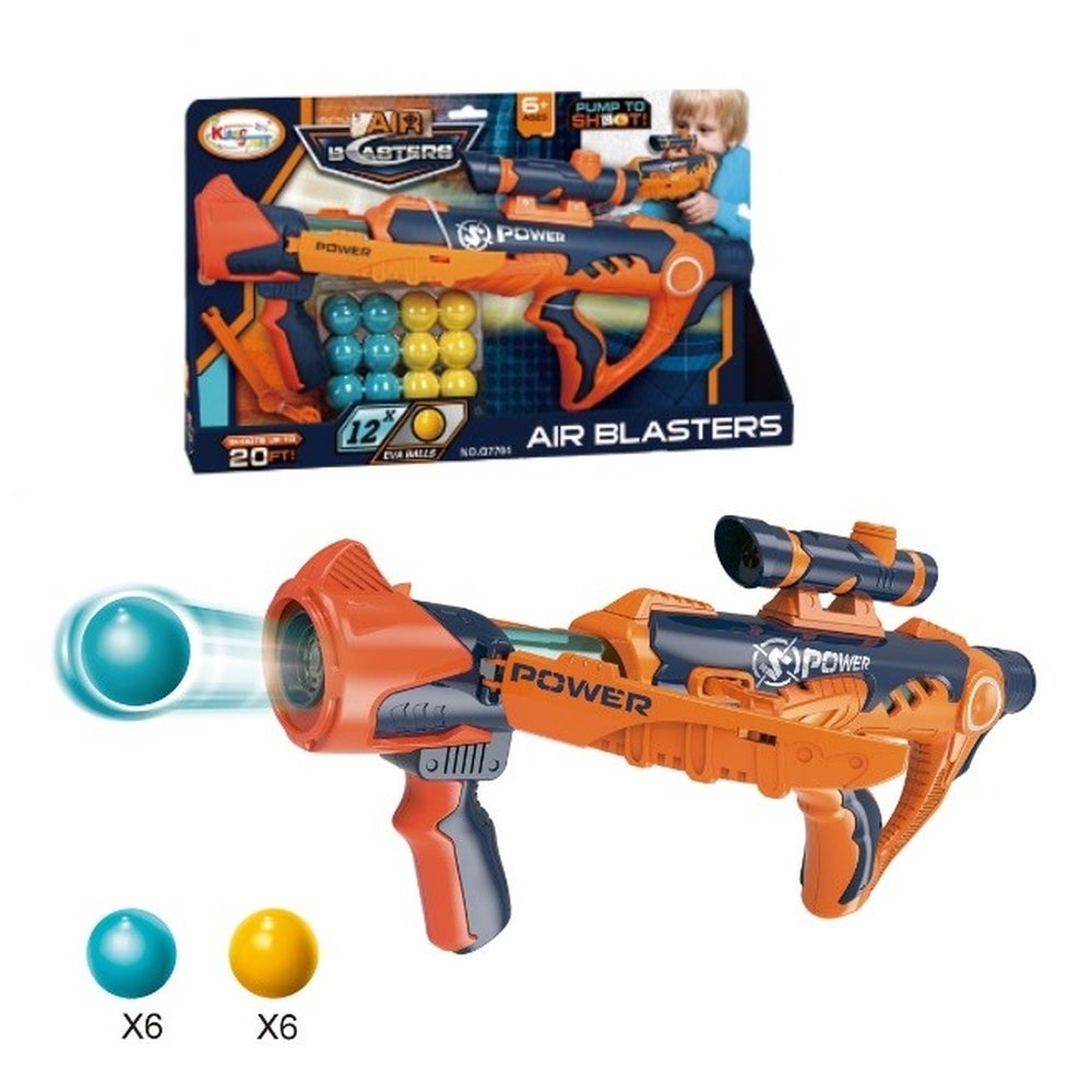 King Sport - Air Blaster Foam Balls 12 Pieces - Q7704