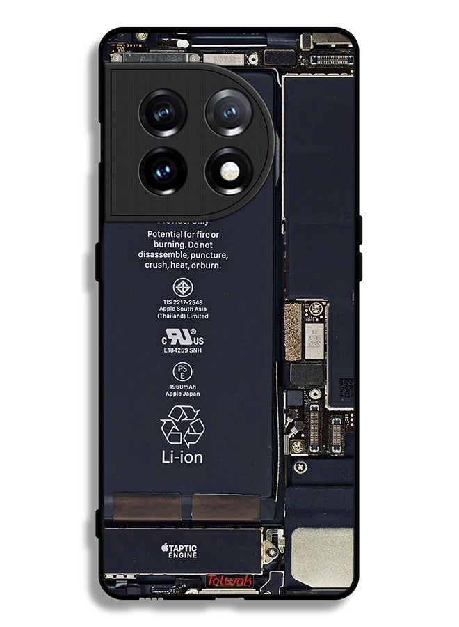 Tolwak OnePlus 11 5G Protective Case Cover Phone Circuit Pattern - Image 2