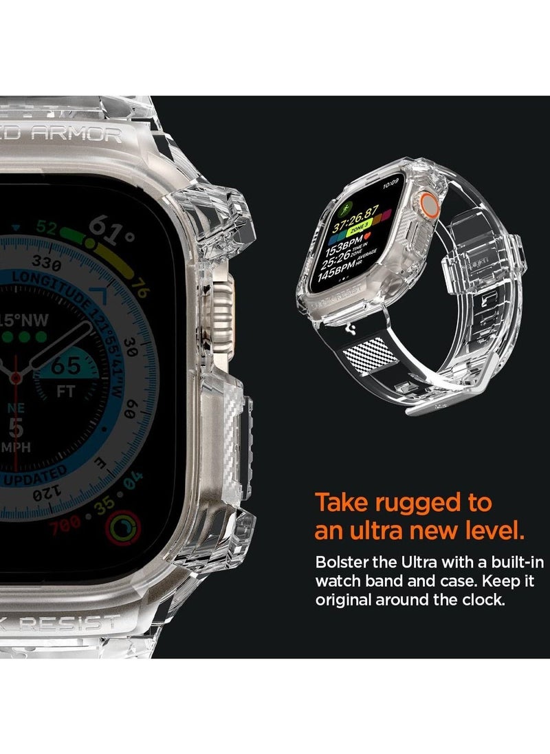 Compatible for Apple Watch Band 49mm Crystal Clear Bands for Apple Watch Ultra - Image 3