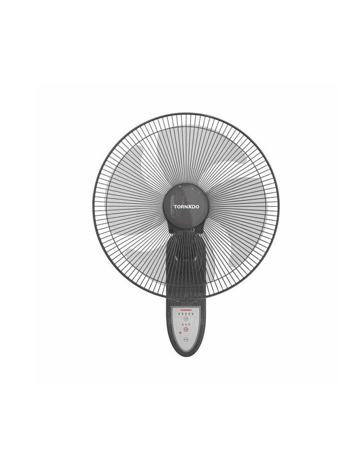تورنيدو مروحة حائط تورنيدو 16 بوصة 4 ريشة ريموت رمادي EPS-16RG - Image 1