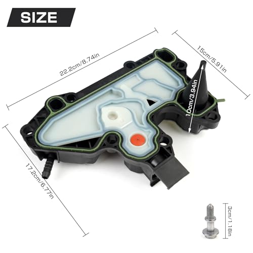 BHB PCV Valve Engine Crankcase Vent Valve Compatible with VW & Audi Jetta/Passat/Golf/Bettle/A3/A4/A5/A6/A7/Q3/Q7 1.8 2.0 06K103495 Oil Separator - Image 4