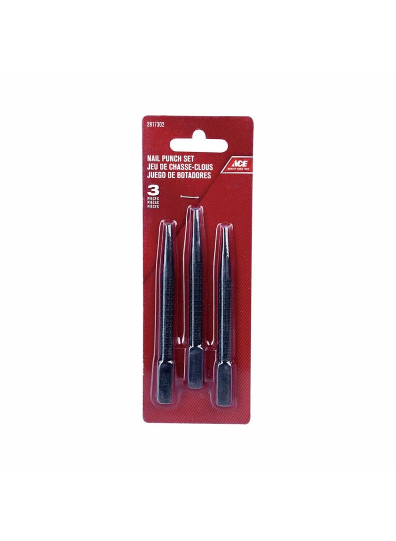 ACE Nail Punch Set 3pcs 