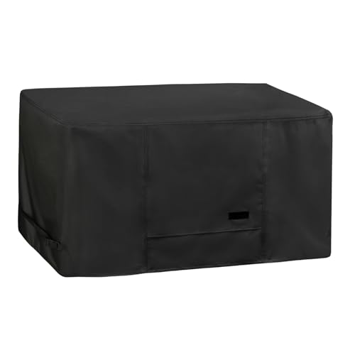 NettyPro Deck Box Cover Outdoor Waterproof Storage Bench Cover for Rectangular Deck Box 57 x 28 x 24 inch Black - Image 1