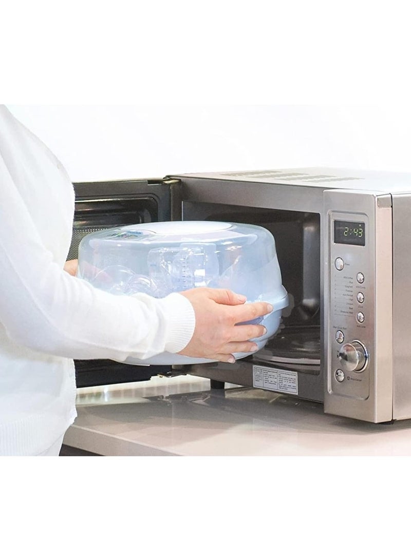 Philips Avent Microwave Steam Sterilizer for Baby Bottles, Pacifiers, Cups and More (model SCF281/02) - Image 2