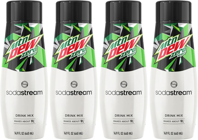 SodaStream Mountain Dew Zero Sugar Drink Mix - Pack of 4 - Image 1