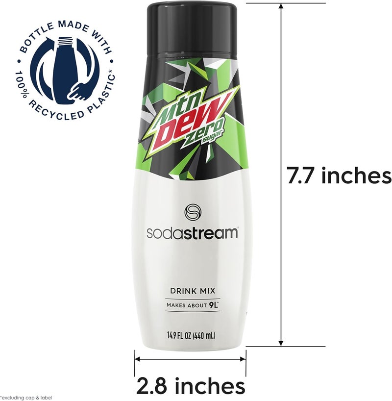 SodaStream Mountain Dew Zero Sugar Drink Mix - Pack of 4 - Image 2
