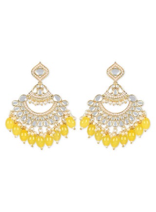 I Jewels 18K Gold Plated Traditional Handcrafted Pearl Kundan Beaded Earrings for Women/Girls (E3025Y) - pzsku/Z178B53B6369C9E794A39Z/45/_/1738306680/912e29cd-d410-4f1f-9b2c-92f827fa01dc