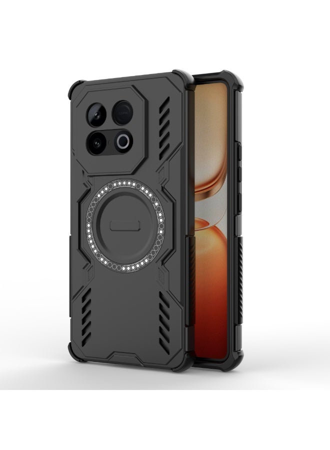 Case For Vivo iQOO Z10 Turbo Pro 5G  ,- Ultra Premium Quality Cover - Heavy Duty Armor Shockproof Case Slip-Resistant - Anti-Scratch Protective Cover - Black - Image 5