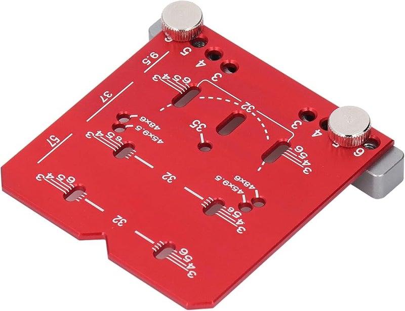 35 ملم قابل للتعديل أداة رف المفصل الخزانة سبيكة الألومنيوم دليل الحفر الدقيق المحمول - Image 2