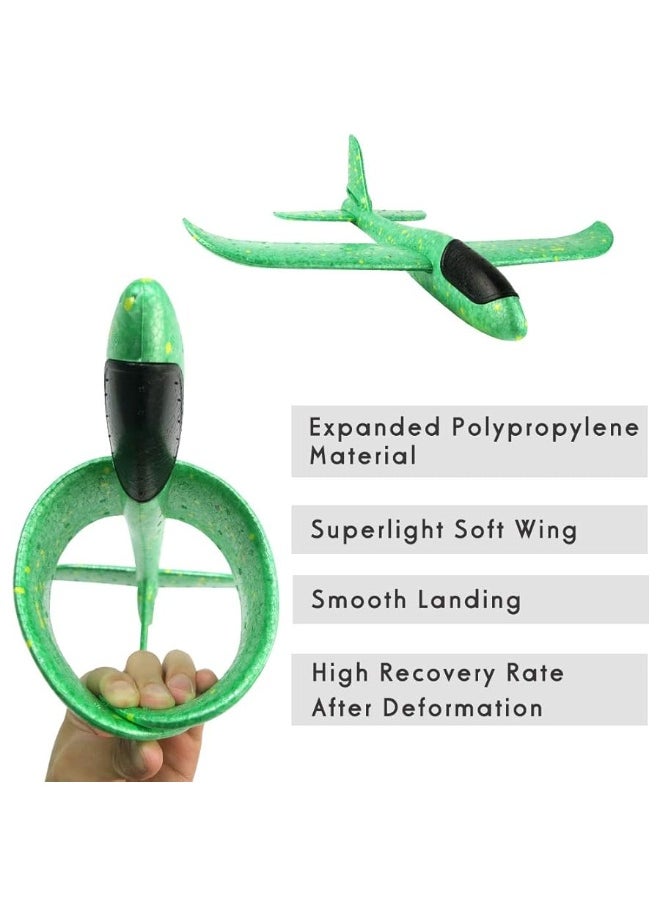 Mypre Foam Airplanes for Kids Toddler 3 Flight Mode 13.5" Foam Glider Stunt Airplane Toy for 3+ Year Old Model Airplanes Kits Aircraft Hand Throwing Planes Flying Aeroplane Birthday Party Favor Gift 4pcs  - Image 3