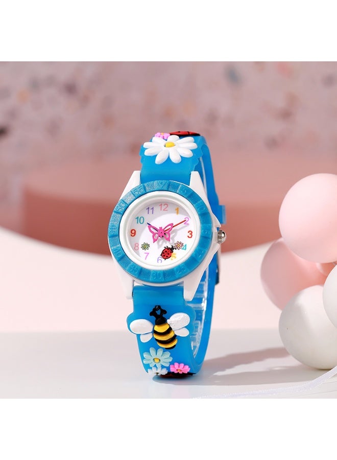 Mark Fairwhale New Silicone Bee Cartoon Quartz Watch 