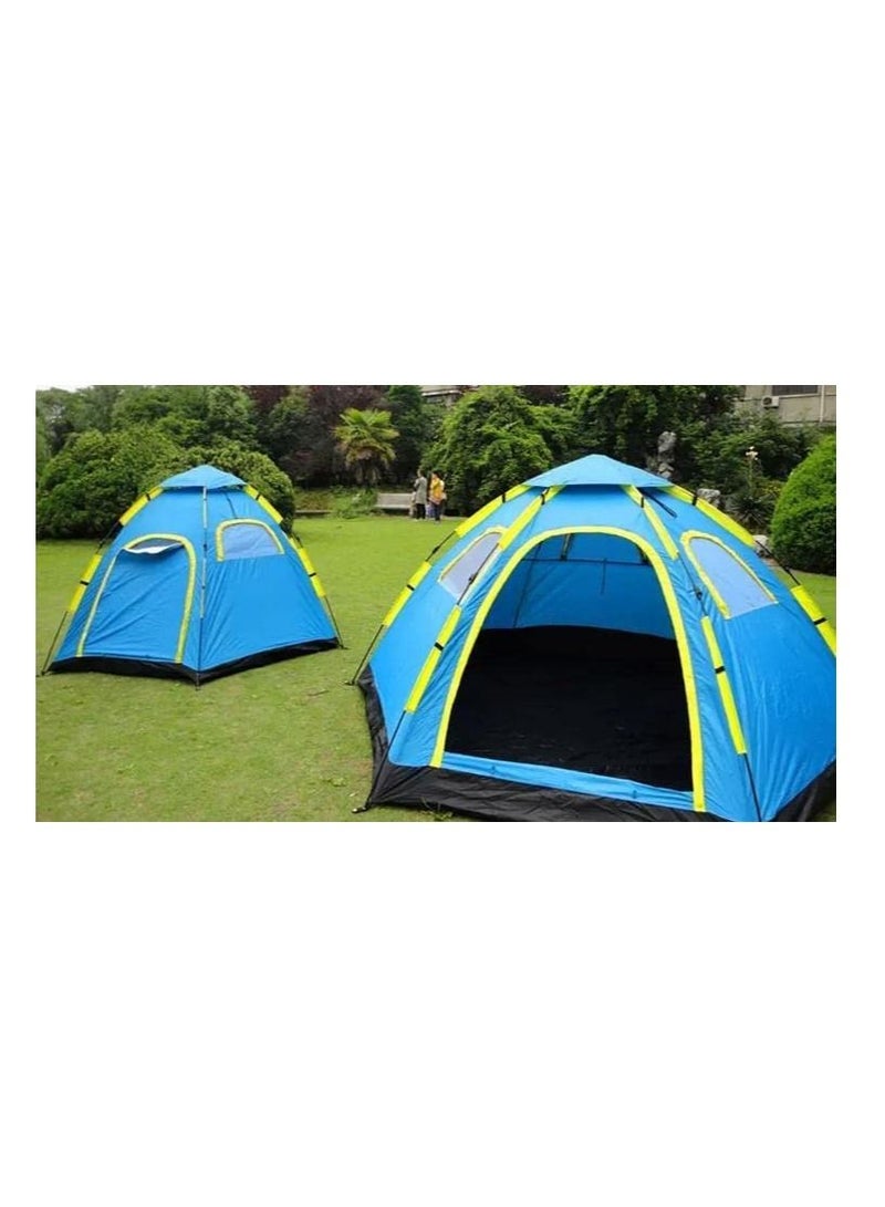 Yulan Pop Up Tents for Camping, 3-4 Person Instant Camping Tents with Waterproof & Windproof, Portable Family Camping Tens for Backpacking Outdoor Camping Mountaineering Multi Color YL21517-588 - Image 2