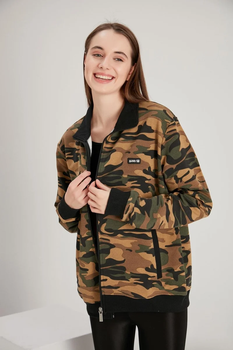 Alexander Gardi Alexandergardı Zippered Stand Up Sweatshirt (E21-73000)