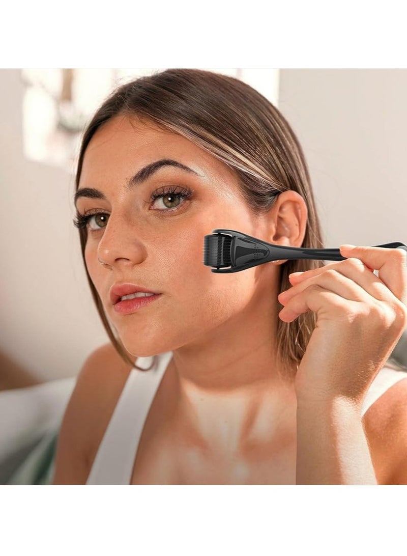 يالونج نظام العلاج بكرة الجلد الأسود 0.5mm بكرة الجلد الوجه إبرة صغيرة بكرة ، بكرة اللحية الوجه إبرة صغيرة بكرة فروة الرأس ختم الجلد - Image 3