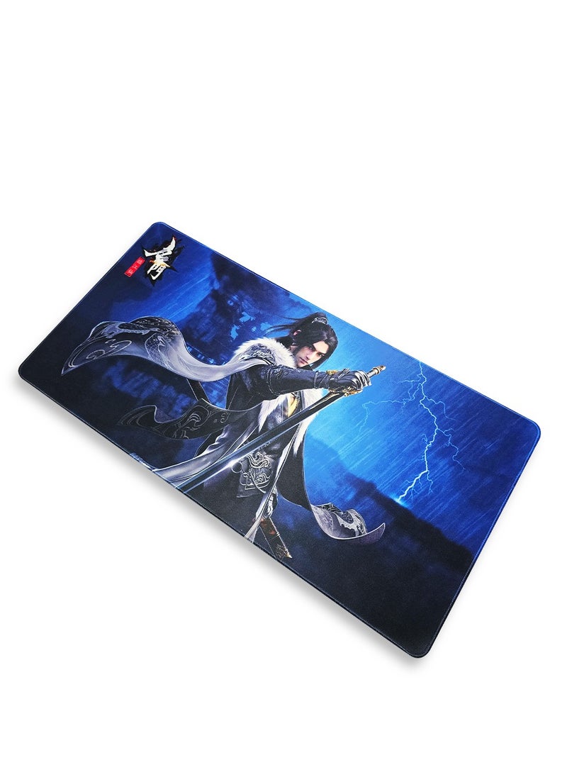 Generic - Large Japanese Anime Mouse Pad, (80cm x 40cm x 3mm), HD Print Pattern Desk Mat, Extended Mouse Pad and Keyboard Mouse Pads, Waterproof Cloth Surface Mouse Pads for Office, Anti-Slip Rubber Base - Image 1