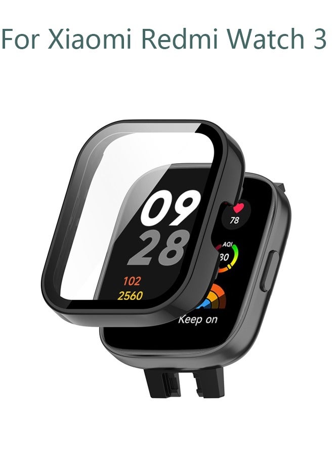 Screen Protective Case Compatible With Xiaomi Redmi Watch 3 Smart Watch Case Black - Image 1