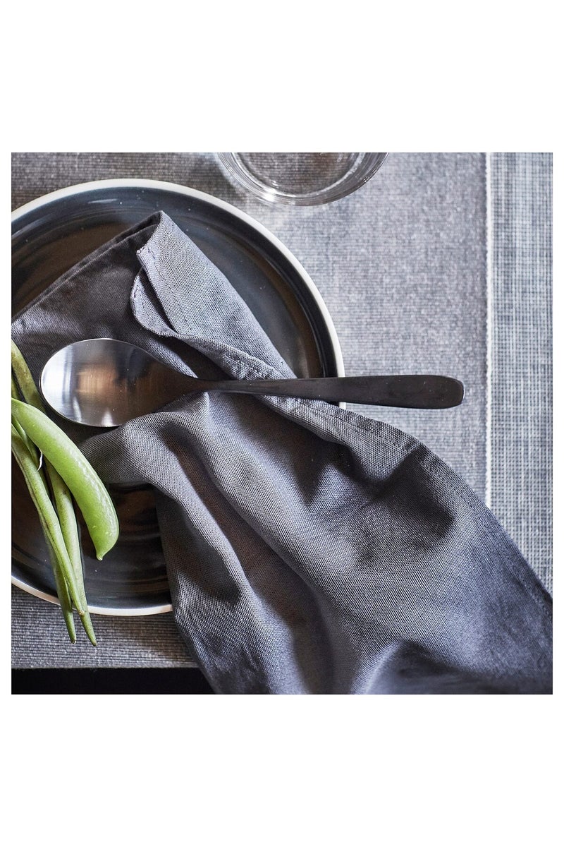 Napkin, dark grey, 35 x 35 cm - Image 3