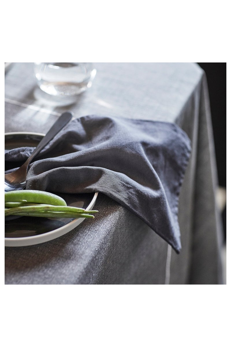 Napkin, dark grey, 35 x 35 cm - Image 4