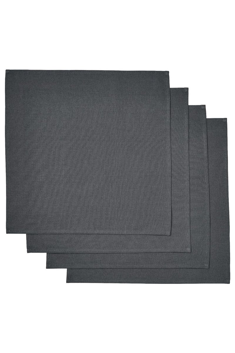Napkin, dark grey, 35 x 35 cm - Image 1
