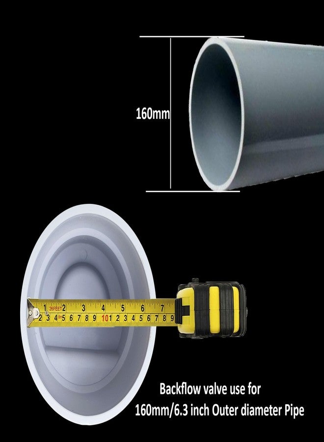 ES EKSAFAR ESEKSAFAR PVC Drain Backflow Valve, Cockroaches, Snakes, Mosquito [Drain Cap/Drain Cover/Hose Non Return Water Valve (160mm) - Image 3