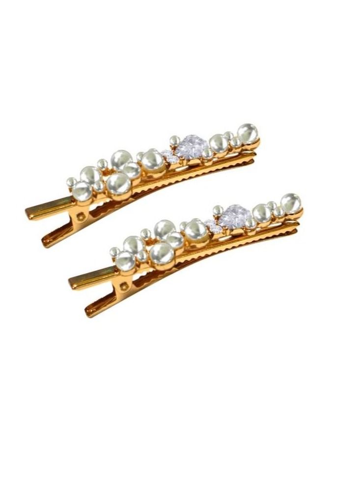 Alissa 2Pcs Hair Clips Stone Hair Accessory for Women's Kid's Hair Clips Gift - Image 1